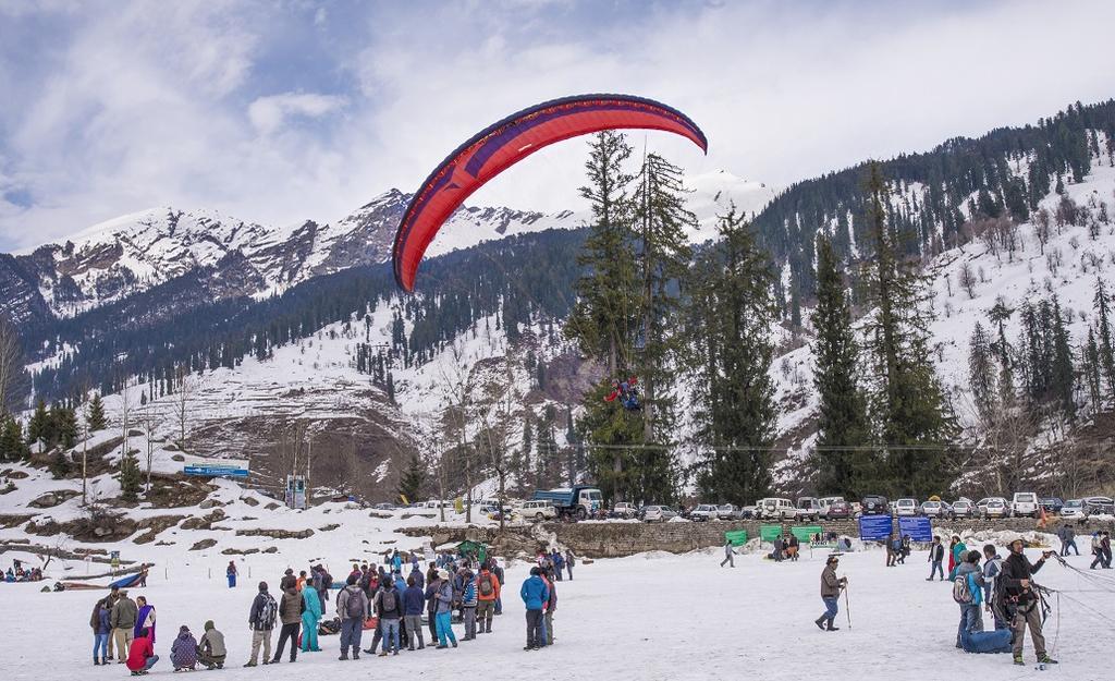 Solang Valley Resort Manāli Kültér fotó